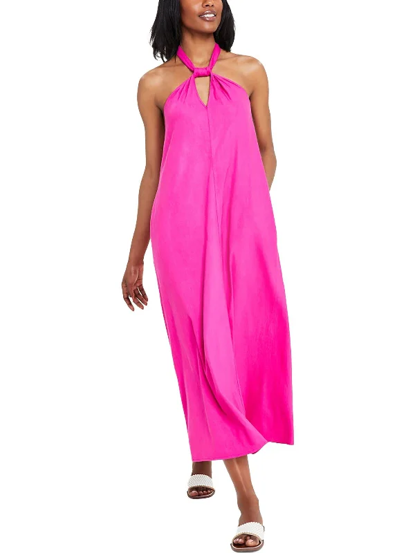 Affordable Luxury Women's Apparel Luxury Style Petites Womens Linen Maxi Maxi Dress