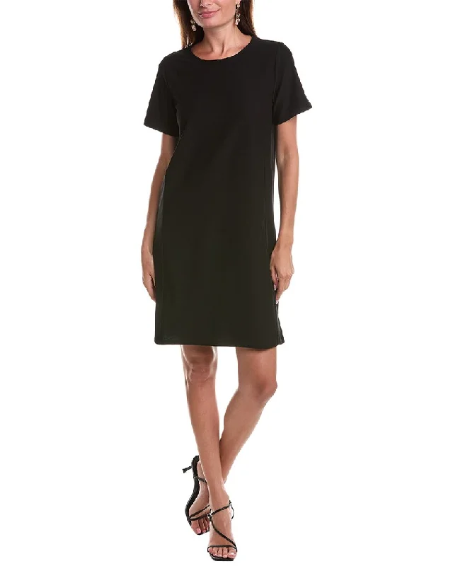 Women's Plus-Size Clothes Modern Romance EILEEN FISHER Jewel Neck Mini Dress