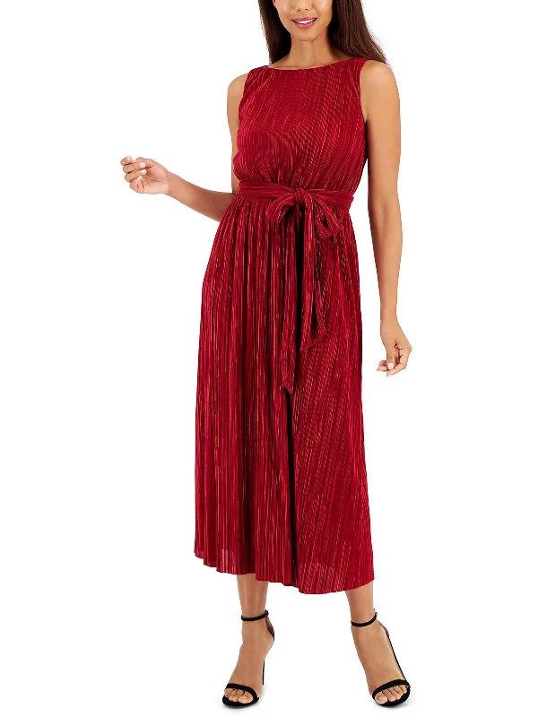 Women's Trendy Attire Modern Glamour Womens Pleated Summer dress Midi Dress