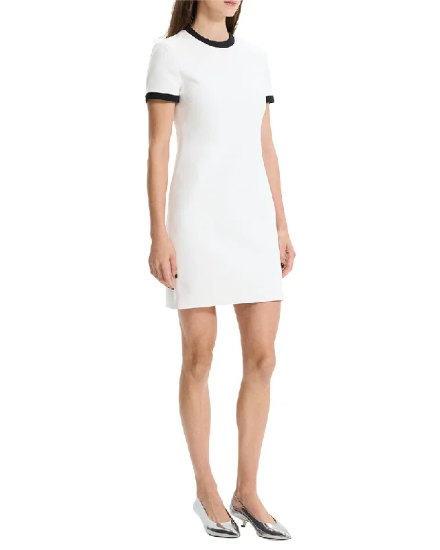 Women's Outfit For The Office Contemporary Elegance Theory Bicolor Mini Dress