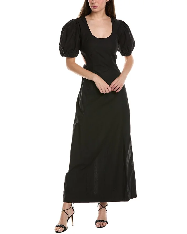 Women's Outerwear Clothing Casual Chic GANNI Poplin Maxi Dress