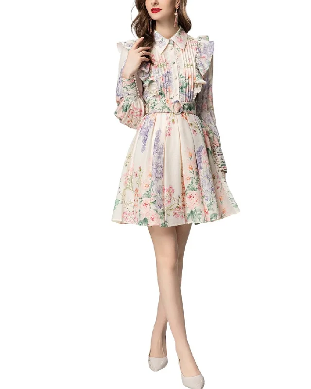 Timeless Women's Clothing Artful Design BURRYCO Mini Dress