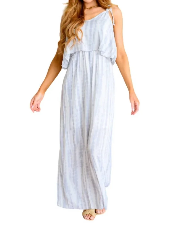 Tailored Clothing For Women Exquisite Craftsmanship No More Grey Skies Maxi Dress In Watercolor