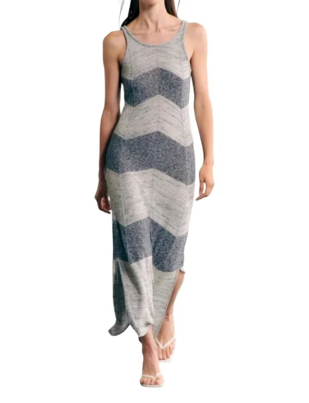 Women's Charming Outfit For Events Today Only Knit Midi Dress In Grey