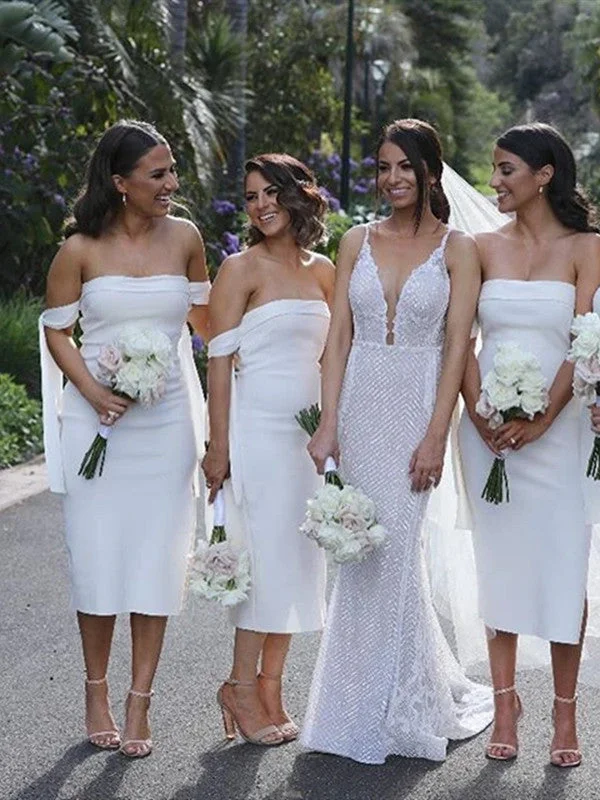 Trendy Athleisure Clothing For Women Everyday Glamour Off The Shoulder Bridesmaid Dresses, Popular 2020 Bridesmaid Dresses, Wedding Guest Dresses