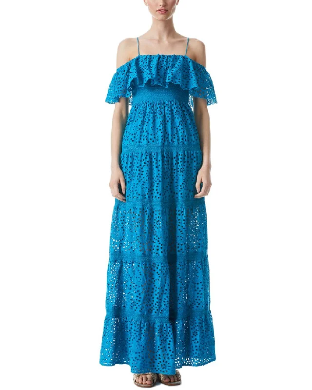 Women's Work Outfit For The Office Graceful Movement alice + olivia Kia Smocked Maxi Dress