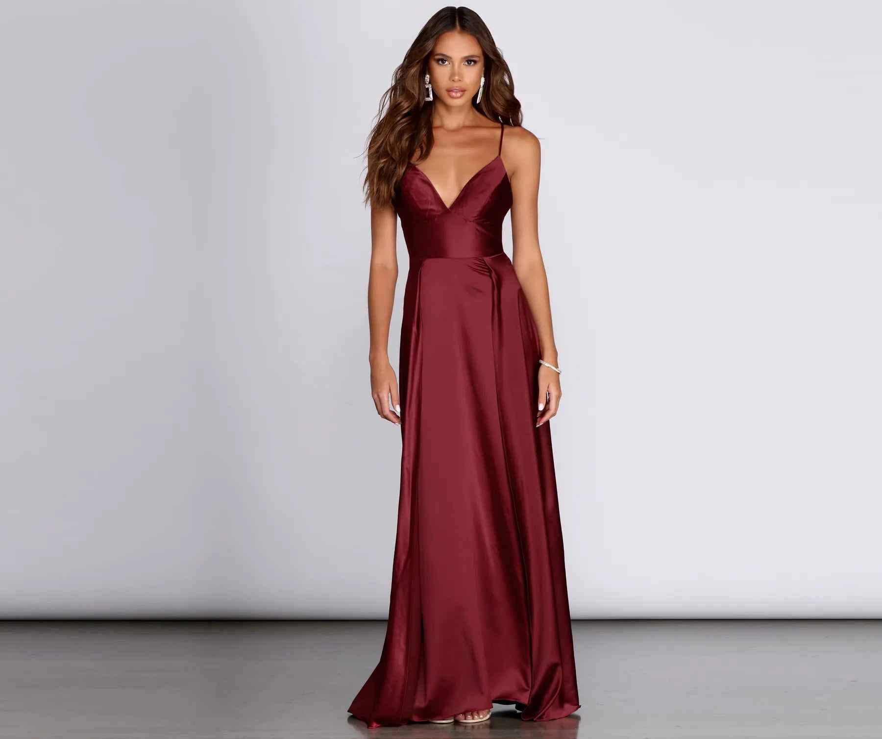 Women's Evening Apparel Casual Chic Taylar Satin Gown