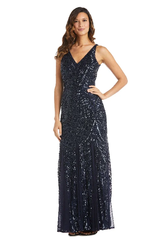 Casual Clothes For Women Modern Romance Nightway Long Formal Sequins Dress 21685