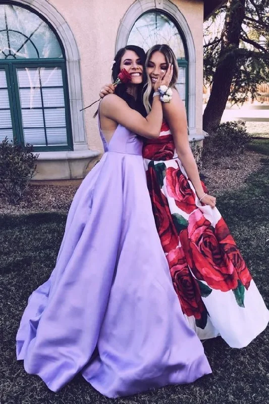 Casual Clothes For Women Casual Elegance simple lilac long prom dresses, cheap a line senior prom dresses, formal prom gowns for teens  cg2693