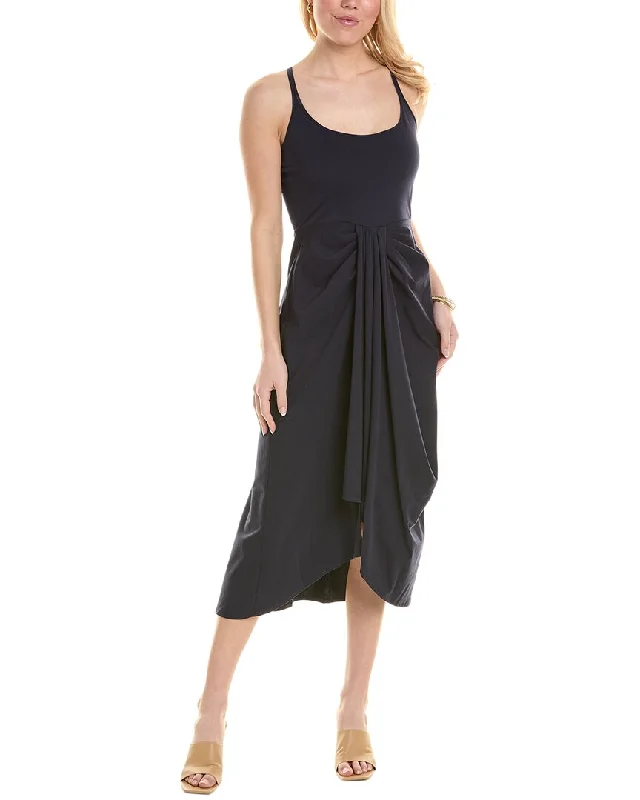 Tailored Clothing For Women Summer Fashion Rebecca Taylor Sarong Drape Midi Dress