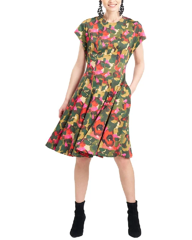 Women's Cozy Outfit For Lounging Disco - Inspired Retro Dance Look Natori Floral Dress