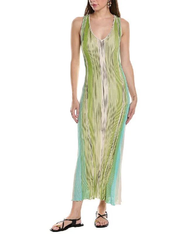 Women's Functional Outdoor Garments Nordic Minimalist Home Look M Missoni Maxi Dress