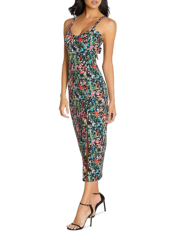 Women's Clothing Sets Casual Chic Womens Floral Sleeveless Midi Dress