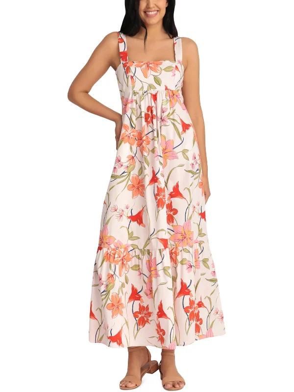 Women's Elegant Formal Outfit Mid - Season Sale Womens Floral Long Maxi Dress