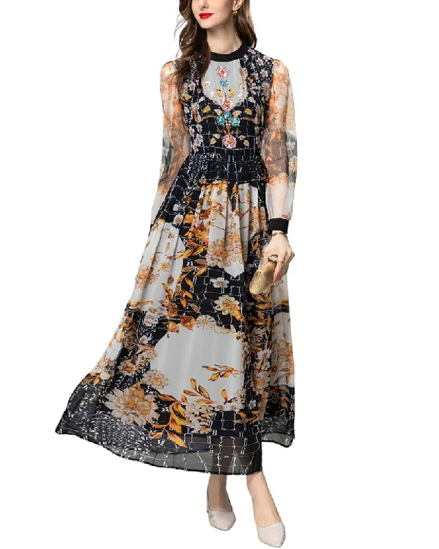 Women's Casual Wear Clothing Feminine Flow BURRYCO Midi Dress