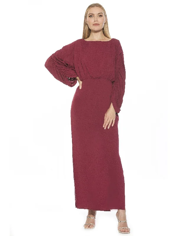 Women's Transitional Outfit Alluring Design Jenna Maxi Dress