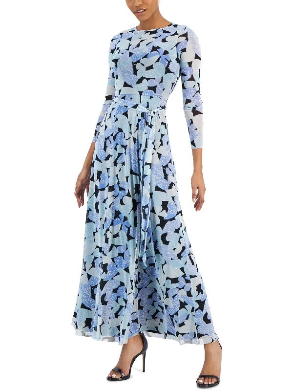 Affordable Women's Garments Charming Silhouette Womens Printed Polyester Maxi Dress