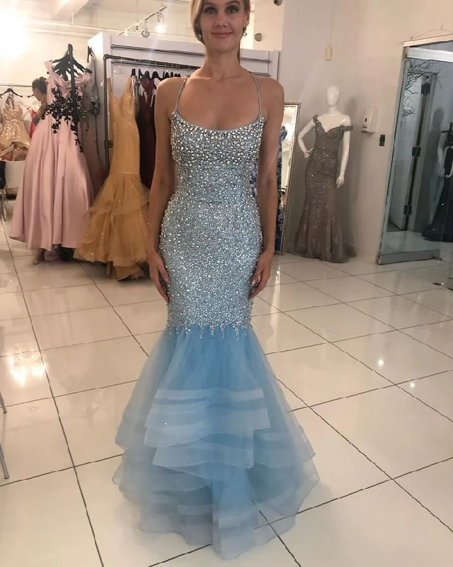 Women's Party Outfit Charming Silhouette Mermaid Long Prom Gowns,long prom dress, evening dress,prom dresses   cg13693