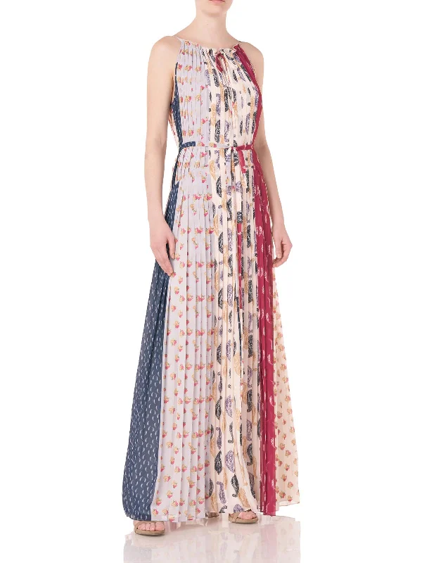 Women's Trendy Casual Clothes Weekend Special Plus Womens Floral Pleated Maxi Dress