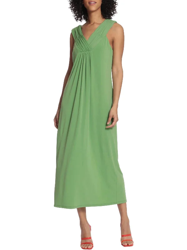 Charming Women's Outfit For Special Occasions Dreamy Draping Womens Sleevess Long Maxi Dress