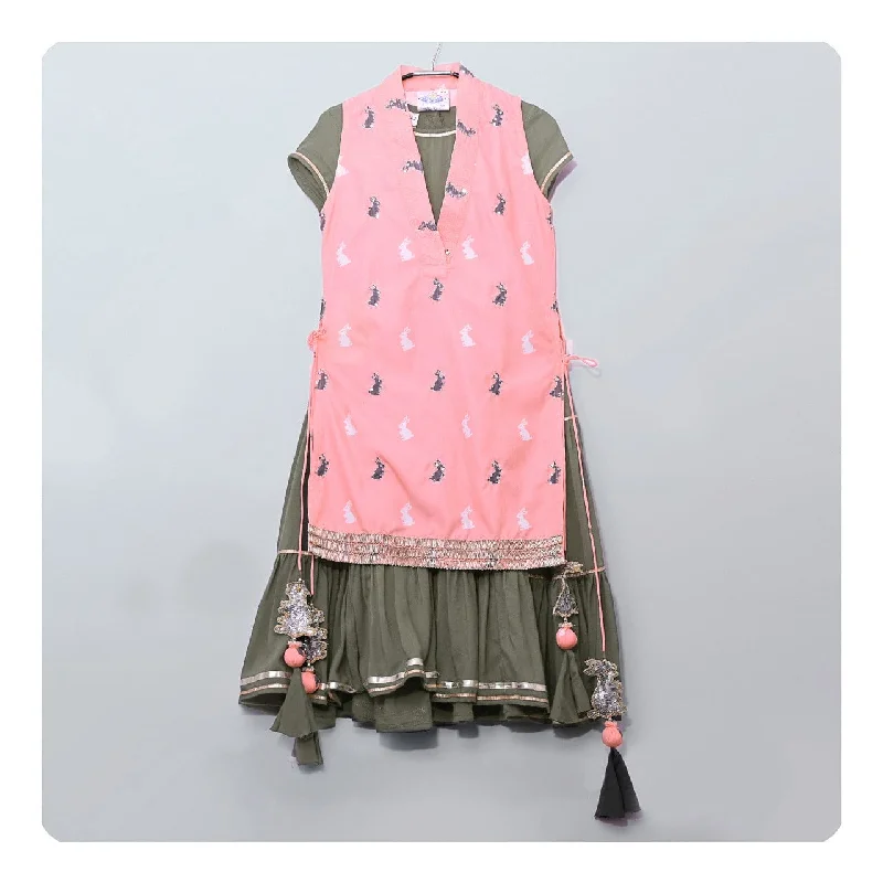 Women's Urban Clothing Dreamy Aesthetic Pre-Order: Bunny Printed Pc Gown