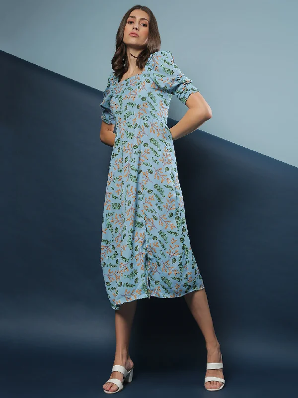 Women's Casual Outfit Fashion-Forward Style Campus Sutra Women Floral Design Stylish Casual Dresses