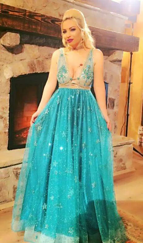 Women's Chic Outerwear Attire Elegant Details Newest A-Line Prom Dresses, Evening Dress Prom Gowns, Formal Women Dress   cg19412