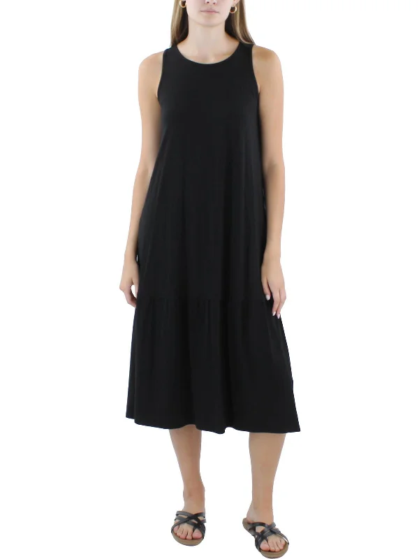 Women's Occasion Wear Clothing Now On Sale For Chic Urban Styles Womens Stretch Lyocell Midi Dress