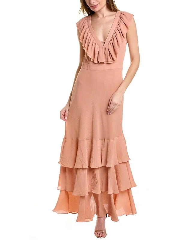 Women's Elegant Evening Outfit Classic Charm Ted Baker Ashleih Maxi Dress