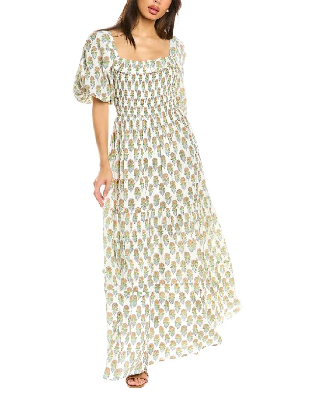 Elegant Women's Attire Nordic Minimalist Home Look Ash & Eden Happy Maxi Dress