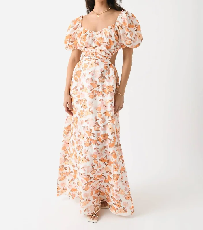 Casual Attire For Women Floral Style Forever Maxi Dress In Sweet Nothings