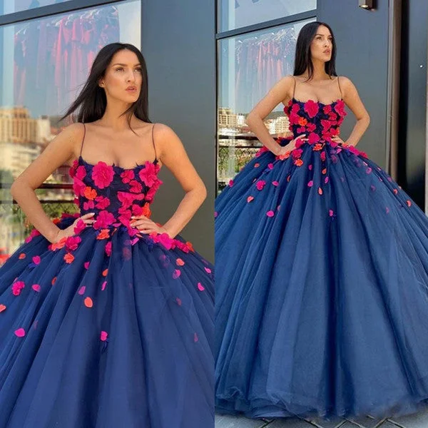 Elegant Women's Evening Garments Boho - Chic Festival - Ready Style ball gown blue evening dresses prom dress formal gowns    cg19129