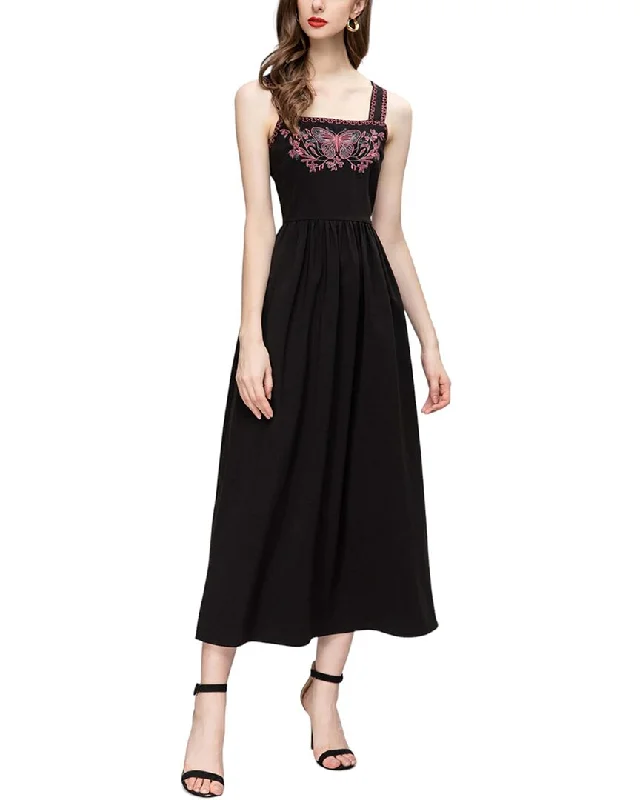 Women's Seasonal Clothing Chic Urban Fashion Look BURRYCO Midi Dress